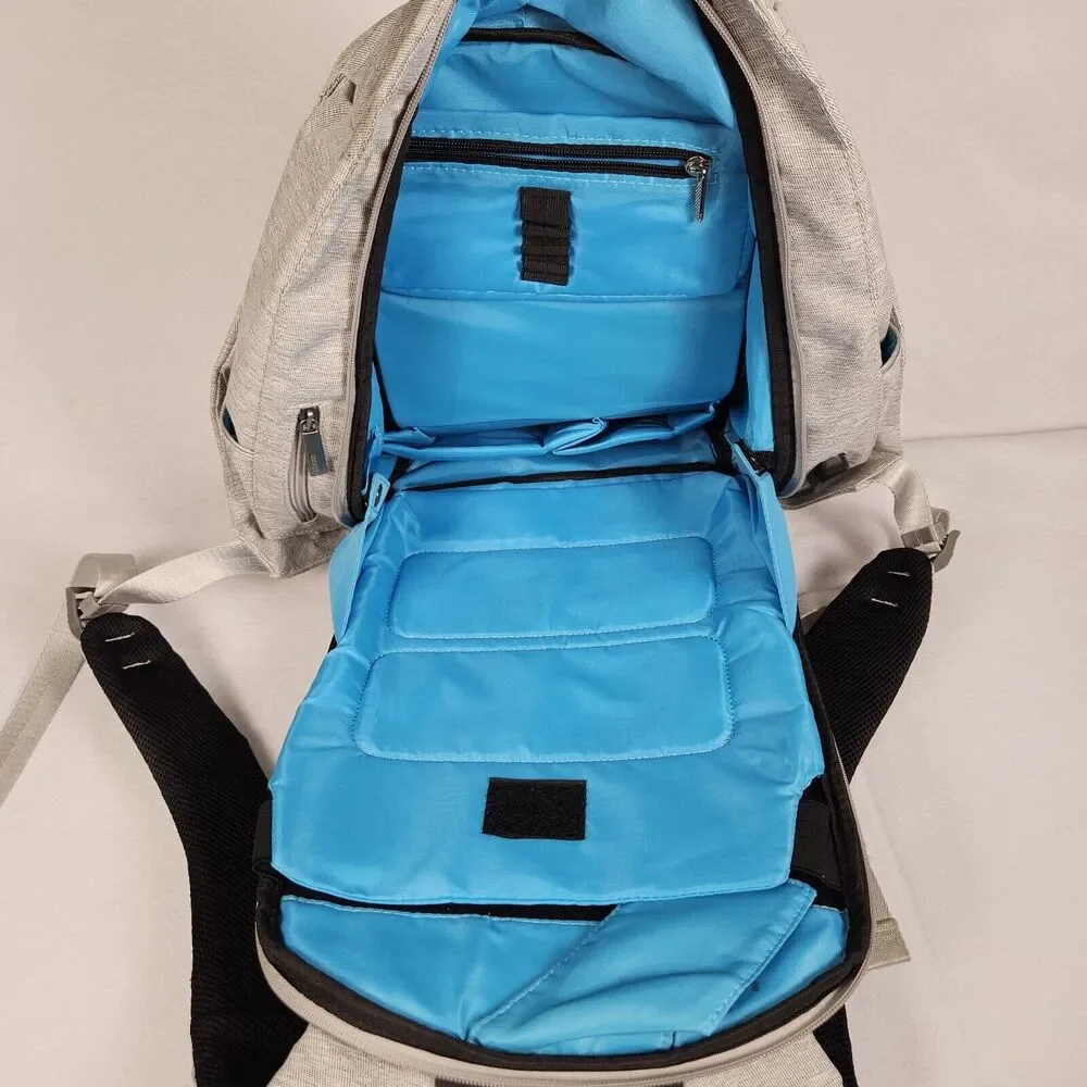 OSCAURT BACKPACK ANTI-THEFT TRAVEL BUSINESS SCHOOL USB CHARGING PORT 15.6 LAPTOP